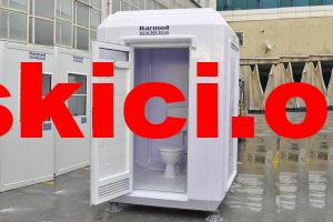 Çıkma ikinci el seyyar wc kabin tuvalet 650 TL