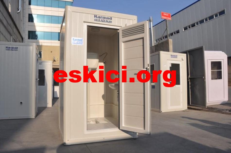 Çıkma ikinci el seyyar wc kabin