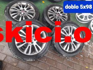 ikinci el doblo 5X98 model jant ucuz satılık