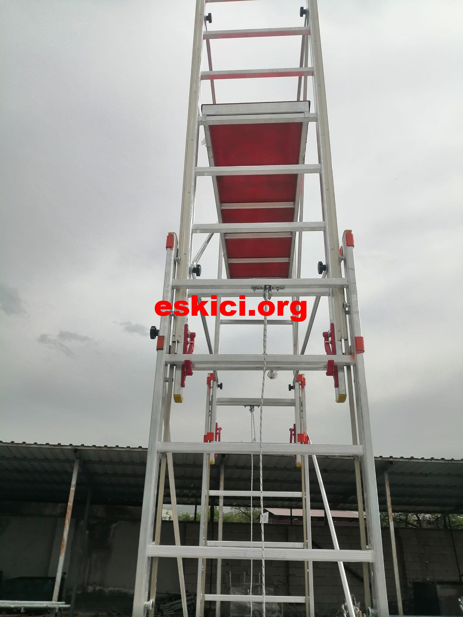 2.el mobil alüminyum iskele kiralama çıkma portatif alüminyum iskeleler
