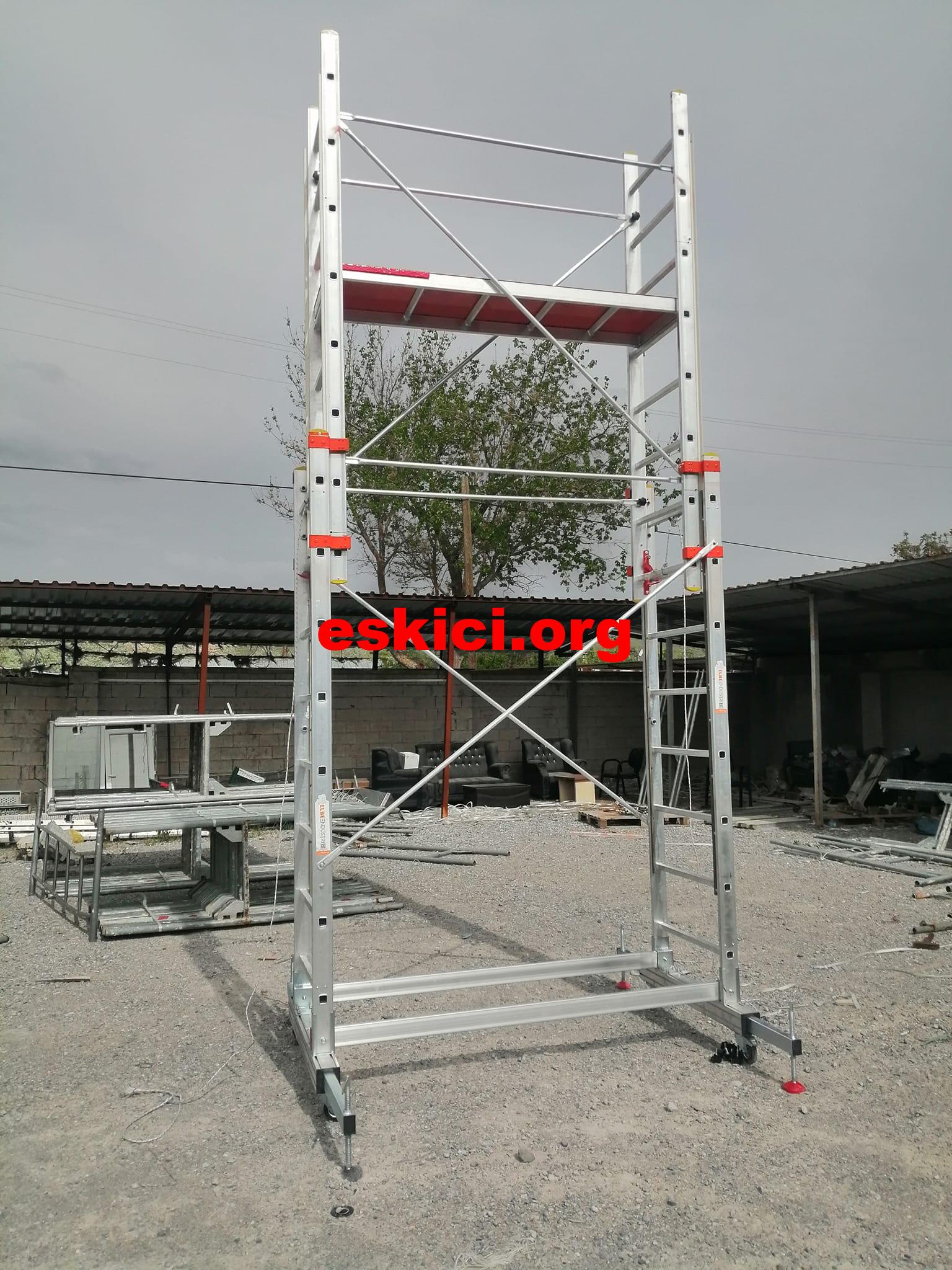 yükselebilir taşınabilir çıkma seyyar iskele