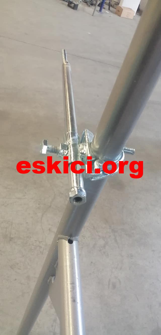 2.el galvanizli iskele ayarlanabilir duvar dayaması ile birlikte