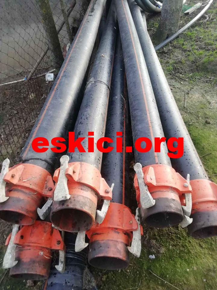 ikinci el çıkma 125 sulama borusu