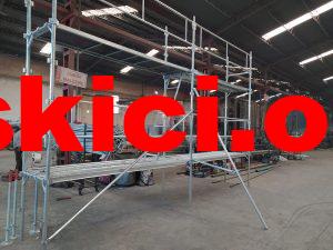 ÇIKMA İSKELE KALIP SİSTEMLERİ İKİNCİ EL CEPHE İSKELESİ 17 Çıkma fransız iskelesi