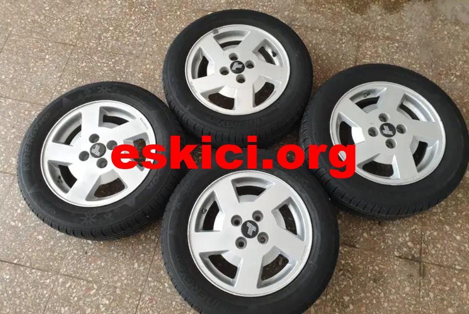 Uygun fiyata dogan çıkma jant lastik 750 TL