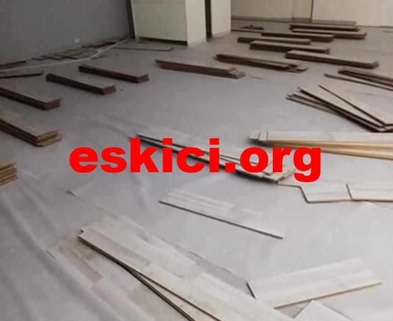 bol miktarda çıkma parke