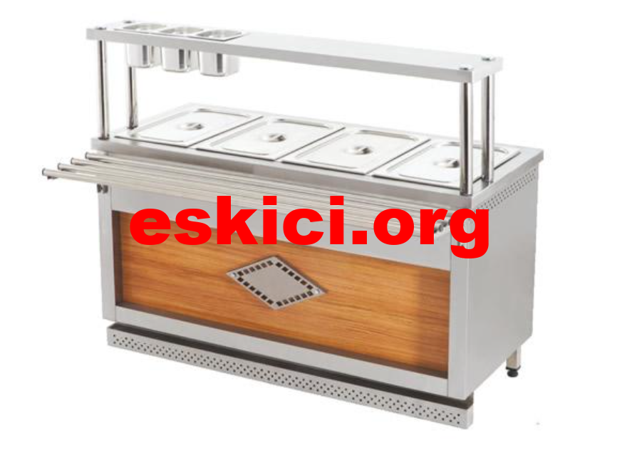 Eski lokanta malzemesi; sulu yemek krom tezgahı! Benmari nedir?