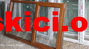 ikinci el fransız balkon kapısı ucuz tertemiz 14 Çıkma iki kanatlı orta boy pencere 400 TL