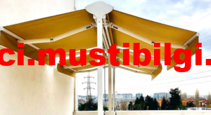 İkinci El Polyester Mafsallı Tente 1500 TL