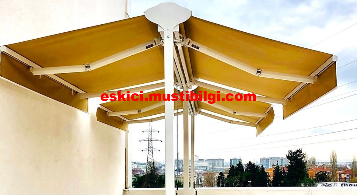İkinci El Polyester Mafsallı Tente 1500 TL