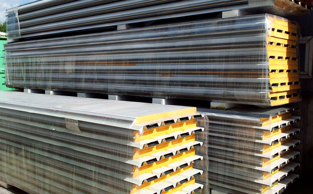 Çıkma sandviç panel sağlam 6 ve 13 metre ikinci el çatı kaplama